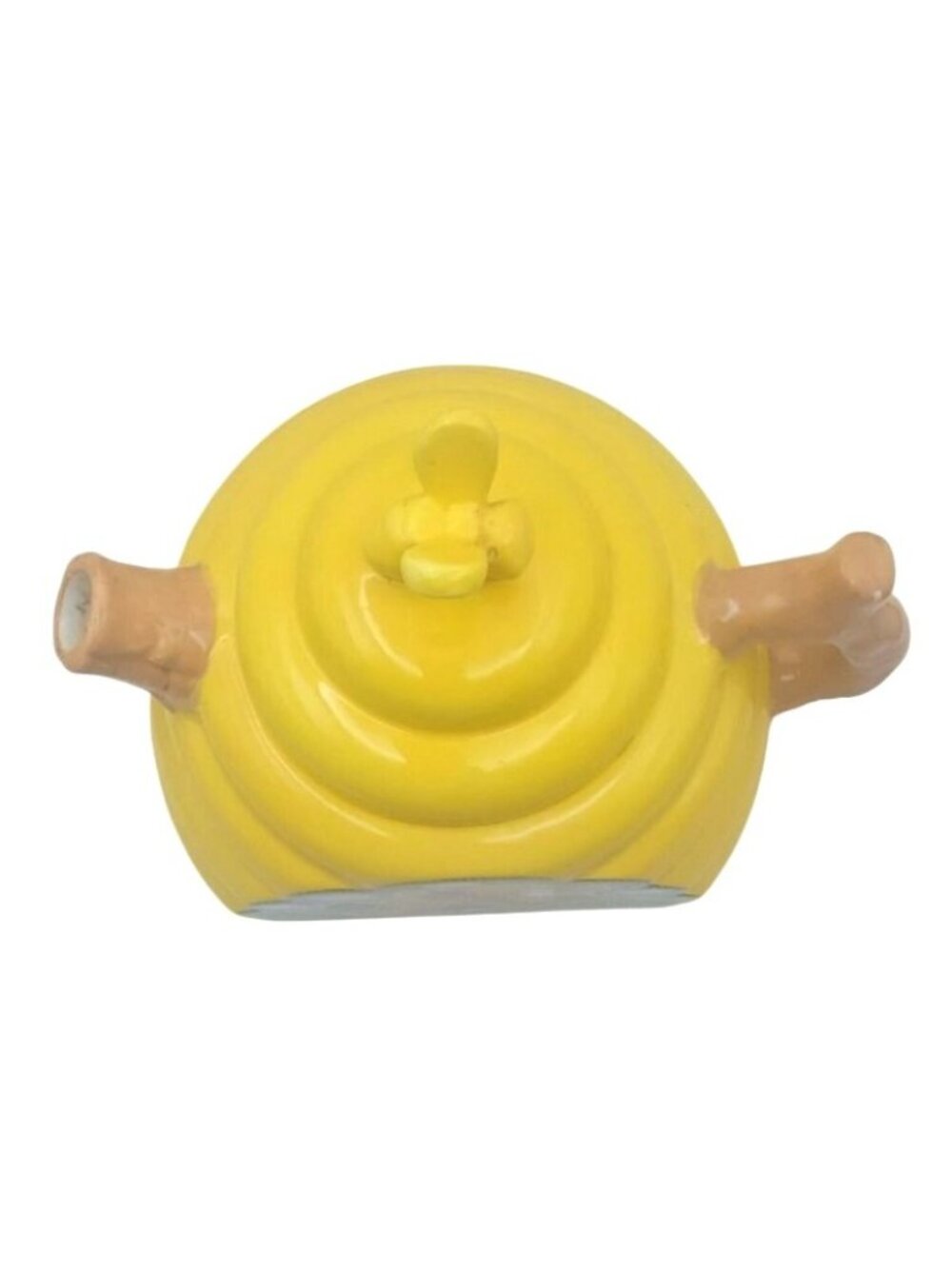 Disney Winnie The Pooh Ceramic Yellow Bee Hive Teapot Piglet Picinic & Bee Lid - Picture 5 of 14